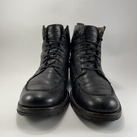 Frye Phillip Lug Lace Up Boot Leather Mens Size 10 D Combat Moc Toe 87901 main image 10